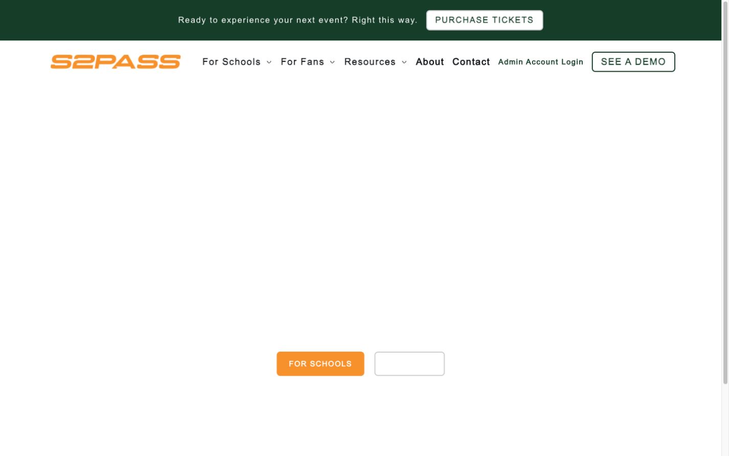 S2pass Website development case