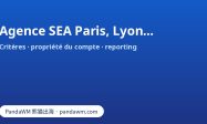 Agence SEA Paris, Lyon, Bordeaux, Lille : critères de choix, propriété du compte et rémunération