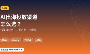 AI出海项目投放渠道对比