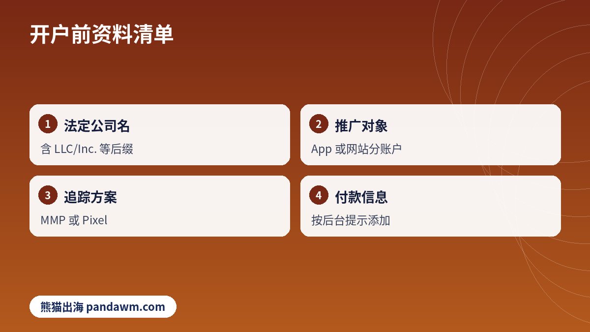 AppLovin开户资料清单