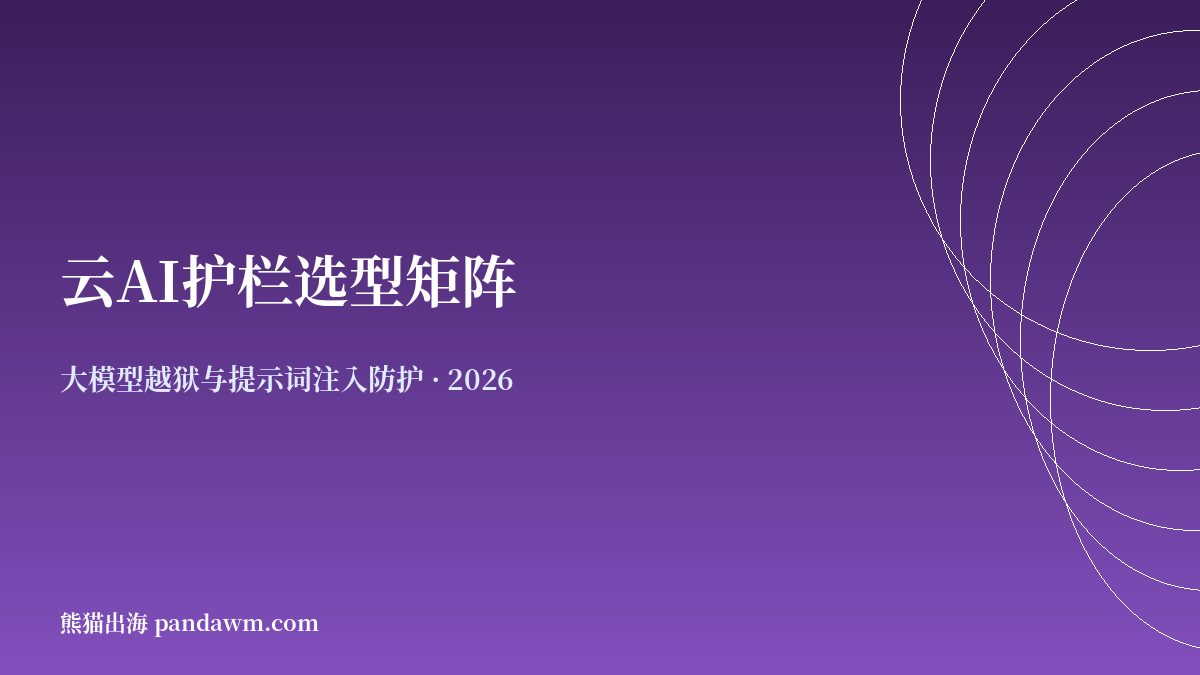 云AI护栏选型矩阵