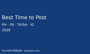 Best time to post Facebook TikTok Instagram Philippines