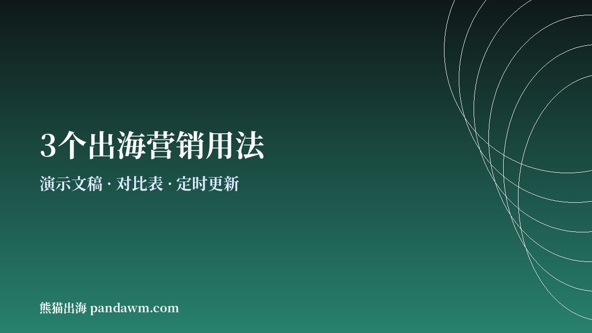ChatGPT Work出海营销用法
