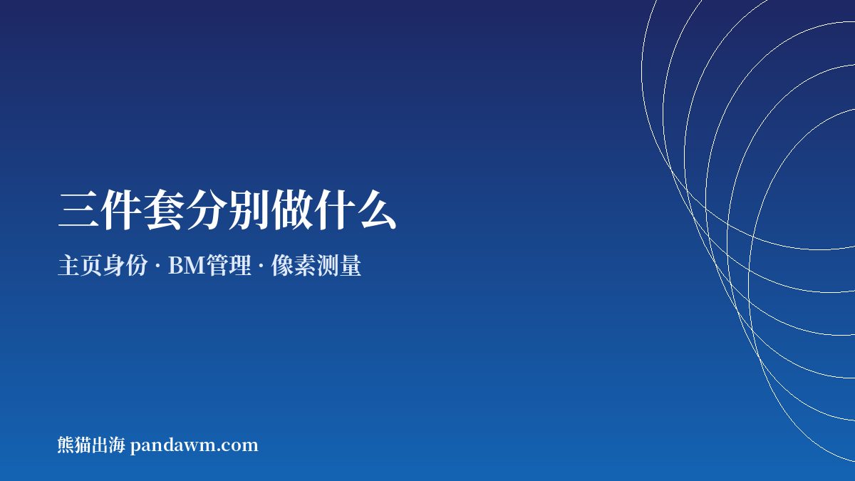 Facebook主页 Business Manager Meta像素