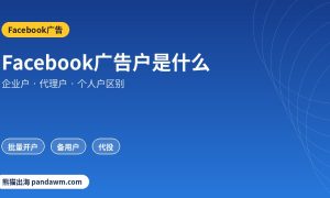 Facebook广告户企业户代理户个人户区别
