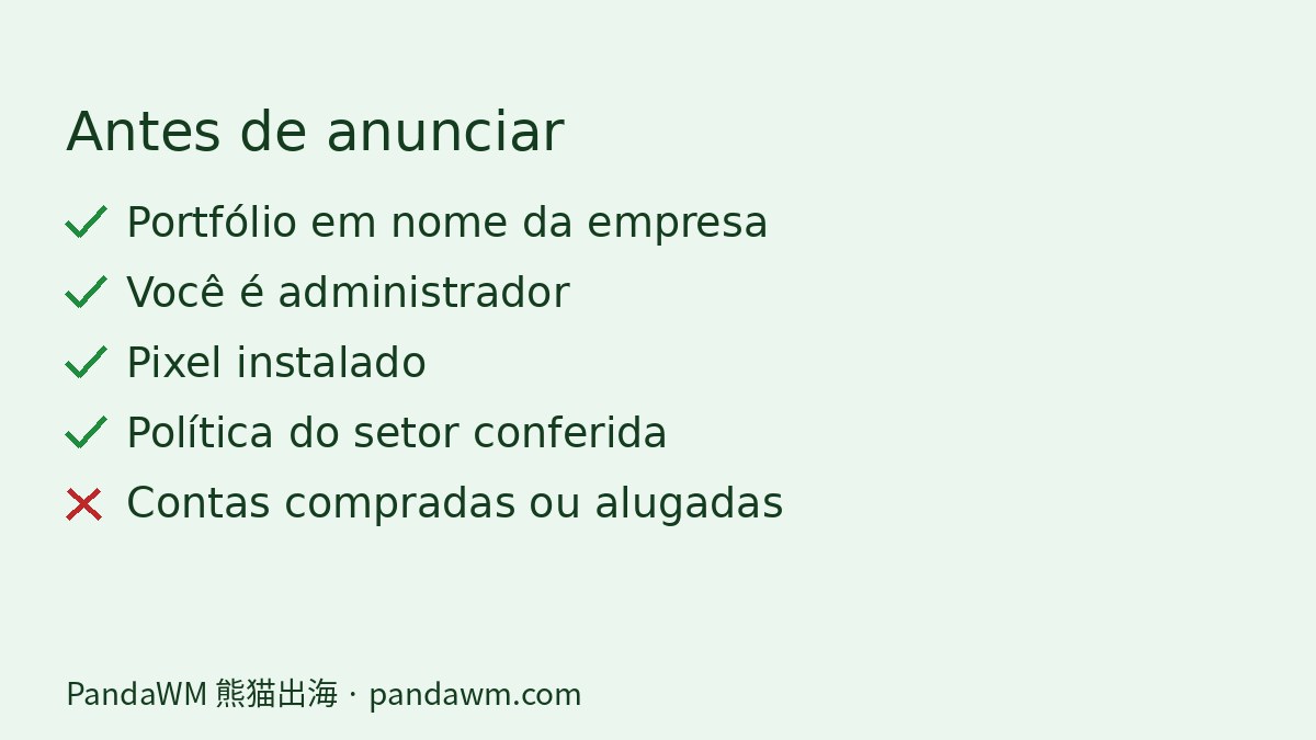 Checklist antes de anunciar no Facebook e no Instagram