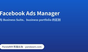 Facebook Ads Manager、Meta Business Suite 与 business portfolio 的分工对比示意