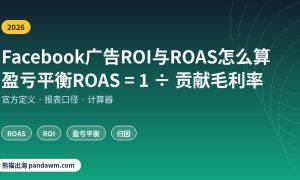 Facebook广告ROI与ROAS计算方法