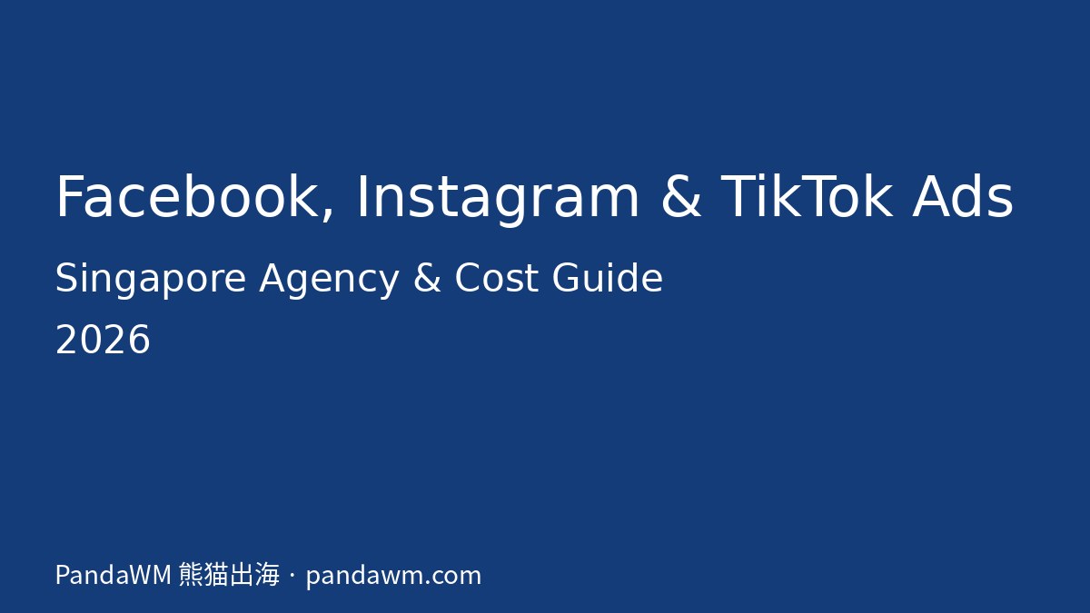 Facebook Instagram and TikTok ads in Singapore guide