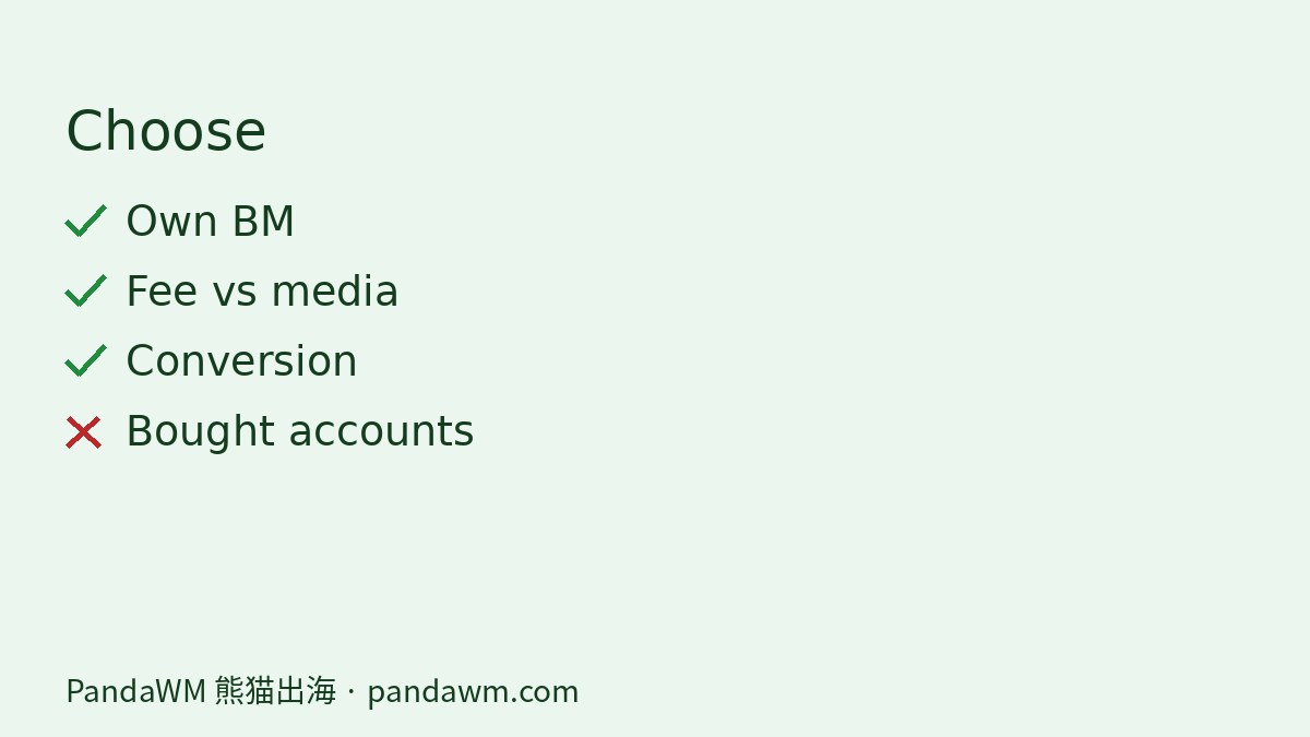 Checklist choose Facebook ads agency CA