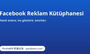 Facebook Reklam Kütüphanesi arama ekranı: ülke, reklam kategorisi ve anahtar kelime filtreleri