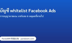 บัญชี whitelist Facebook Ads: การอนุญาตของ Meta และเหตุผลที่หายไป