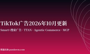 TikTok广告2026年10月更新 Smart+搜索广告 TikTok Ads出海投放指南