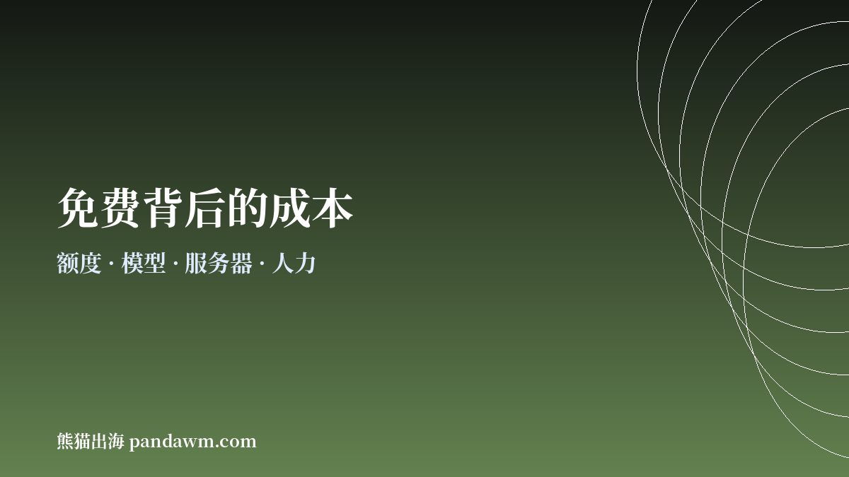 免费AI智能体真实成本