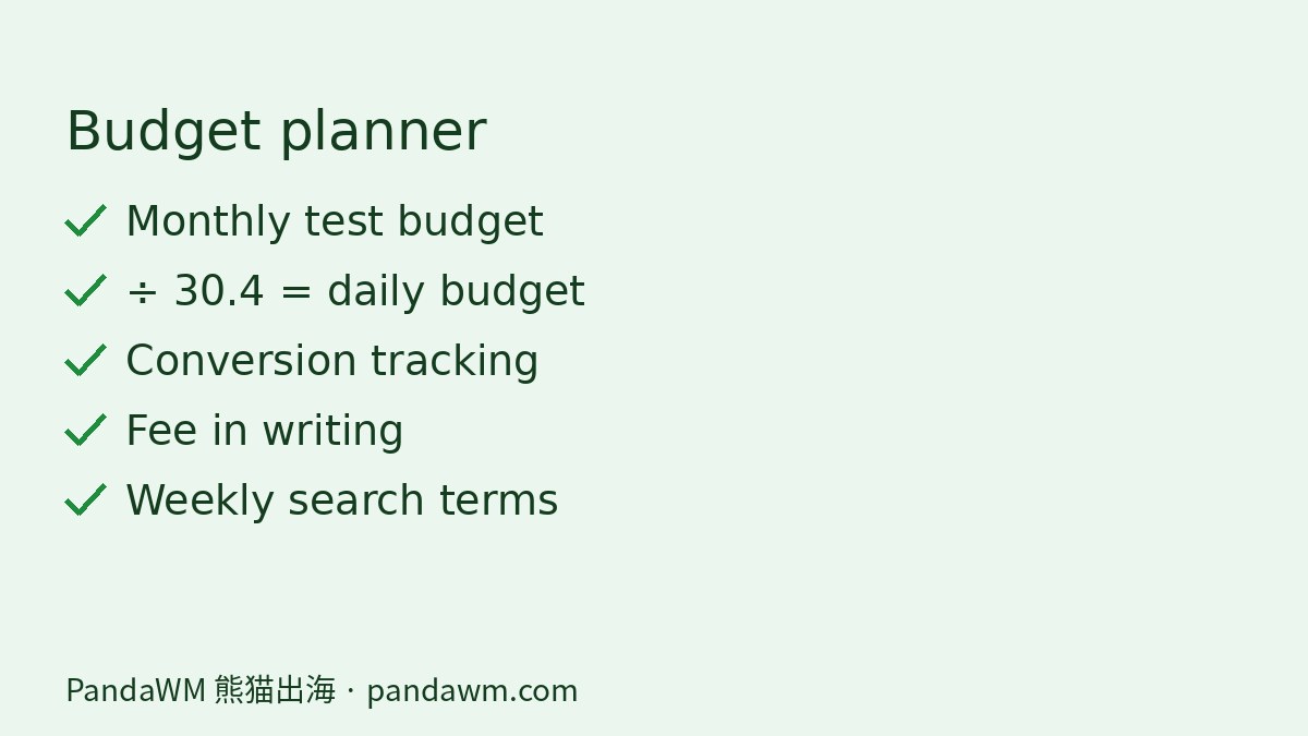 Google Ads budget planner checklist for Canadian advertisers