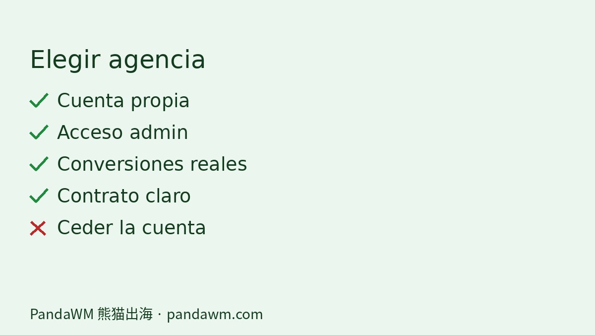 Checklist para elegir agencia de Google Ads en México