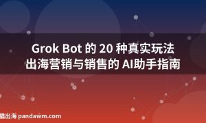 Grok Bot 的 20 种真实玩法 出海营销与销售的AI助手指南