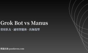 Grok Bot与Manus对比