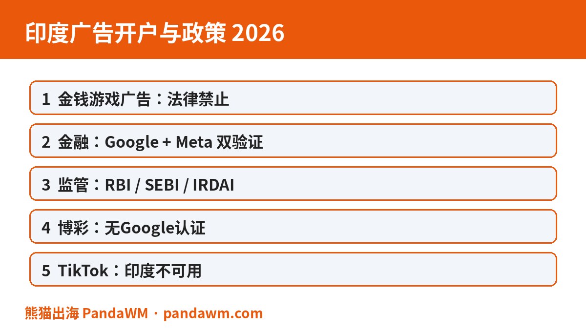 印度广告开户政策封面