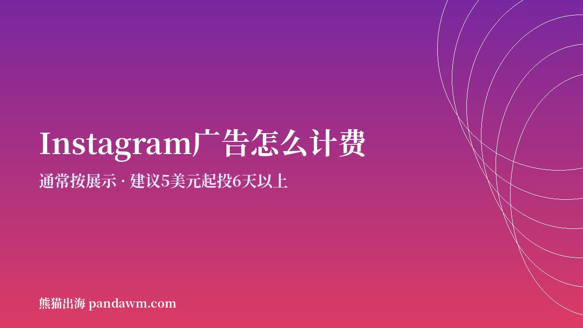 instagram广告投放 计费方式与预算规则