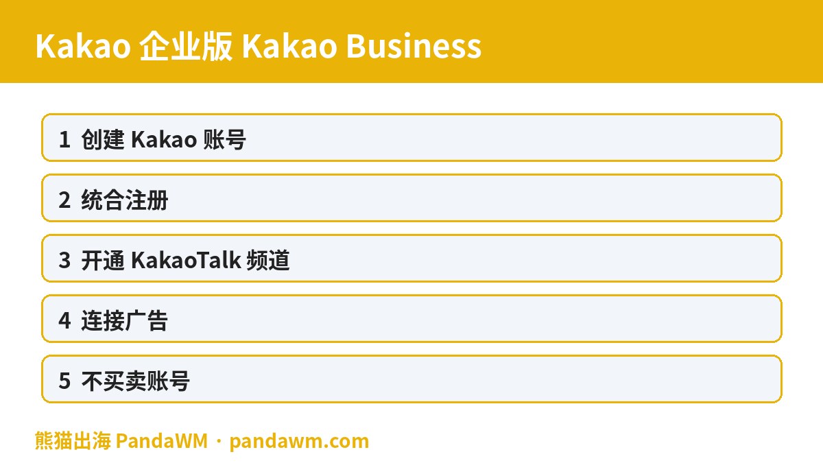 Kakao企业版开通封面