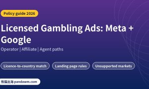 Licensed online gambling ads authorization paths on Meta and Google