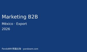 Marketing digital B2B México exportación 2026