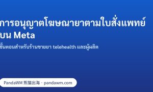 ขั้นตอนการอนุญาตยาตามใบสั่งแพทย์ของ Meta สำหรับร้านขายยาออนไลน์ telehealth และผู้ผลิต