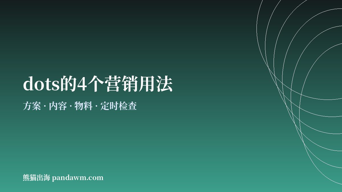 OpenAI dots出海营销用法