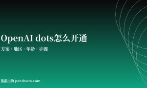 OpenAI dots开通条件与步骤
