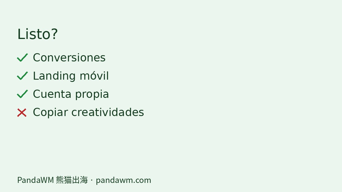 Checklist análisis de competencia PPC