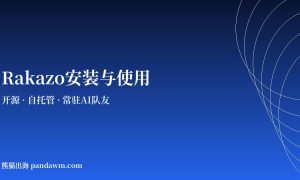 Rakazo安装与使用教程