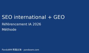 SEO international et GEO référencement IA