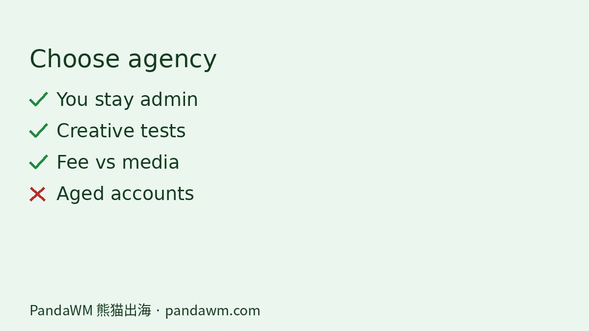 Checklist choosing a social ads agency