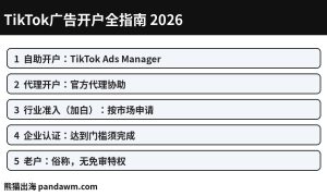 TikTok广告开户全指南封面