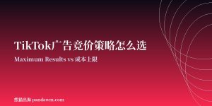 TikTok广告竞价策略 Maximum Results与成本上限对比
