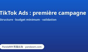 TikTok Ads : structure campagne, groupe d’annonces, annonce et budgets minimum dans TikTok Ads Manager