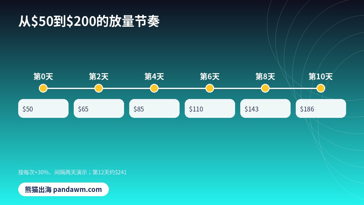 TikTok广告加预算节奏