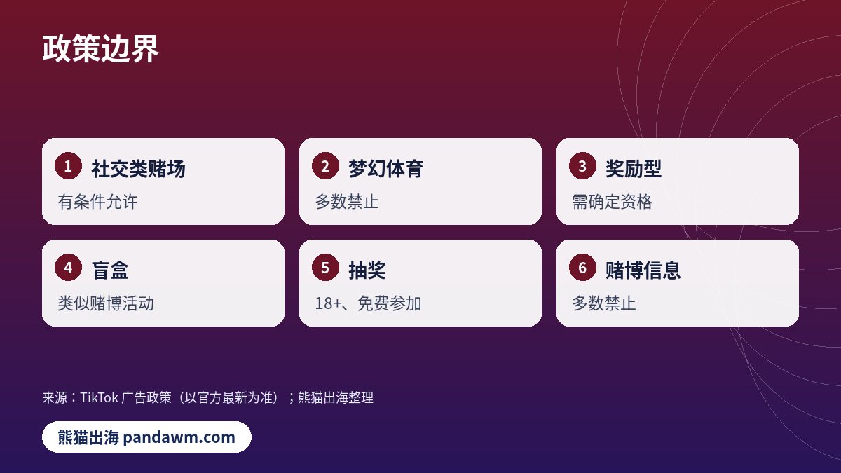 TikTok社交博彩政策边界