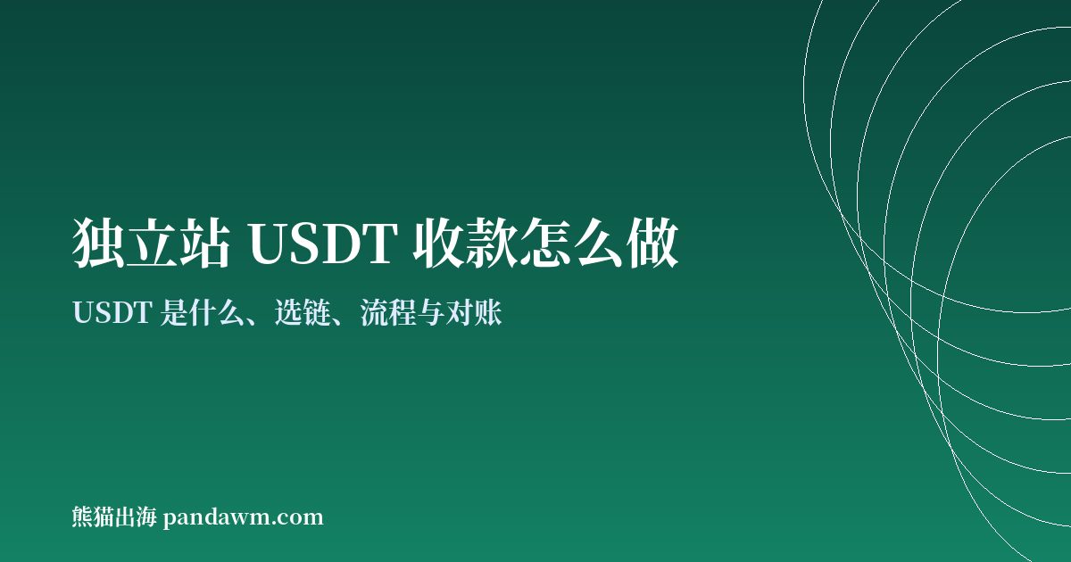 独立站USDT收款指南封面图