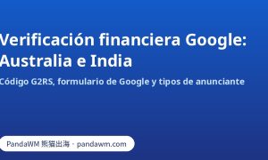 Verificación financiera de Google con código G2RS: Australia frente a India