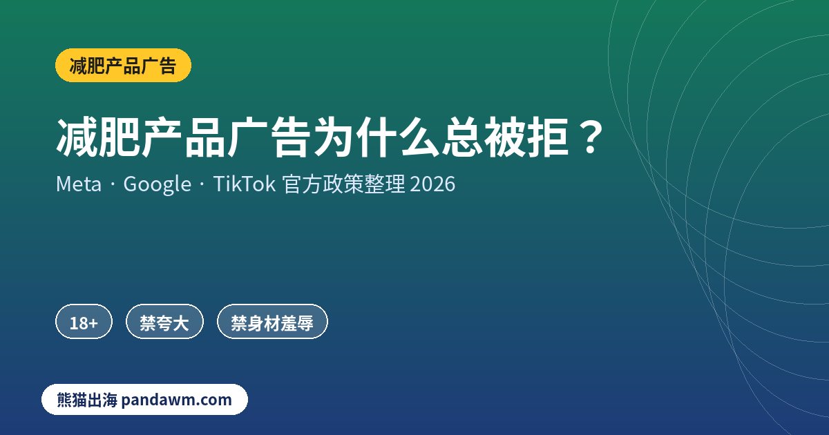 减肥产品广告政策封面：减肥产品广告为什么总被拒？