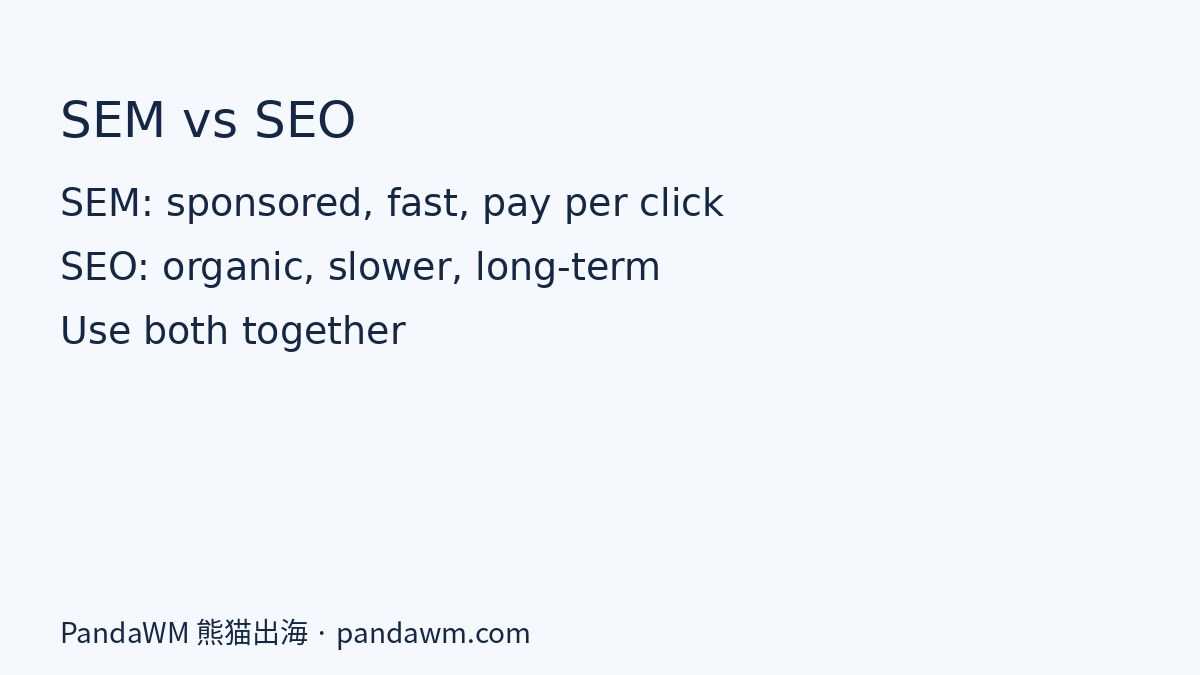 SEM vs SEO comparison table for Indian businesses