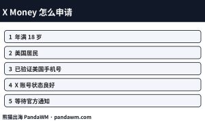 X Money申请条件封面